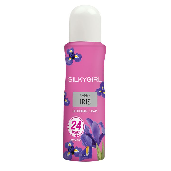 Silky Girl Deodorant Spray 24H 100ml - Arabian Iris